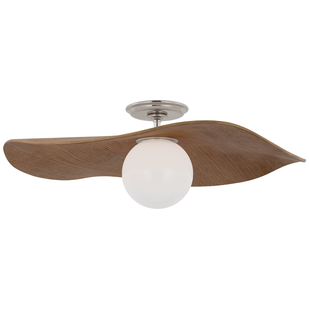 WS4040PNNO Windsor Smith Mahalo 1 Light Semi Flush Mount | Main Image