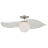 WS4040PNWHT Windsor Smith Mahalo 1 Light Semi Flush Mount | Main Image