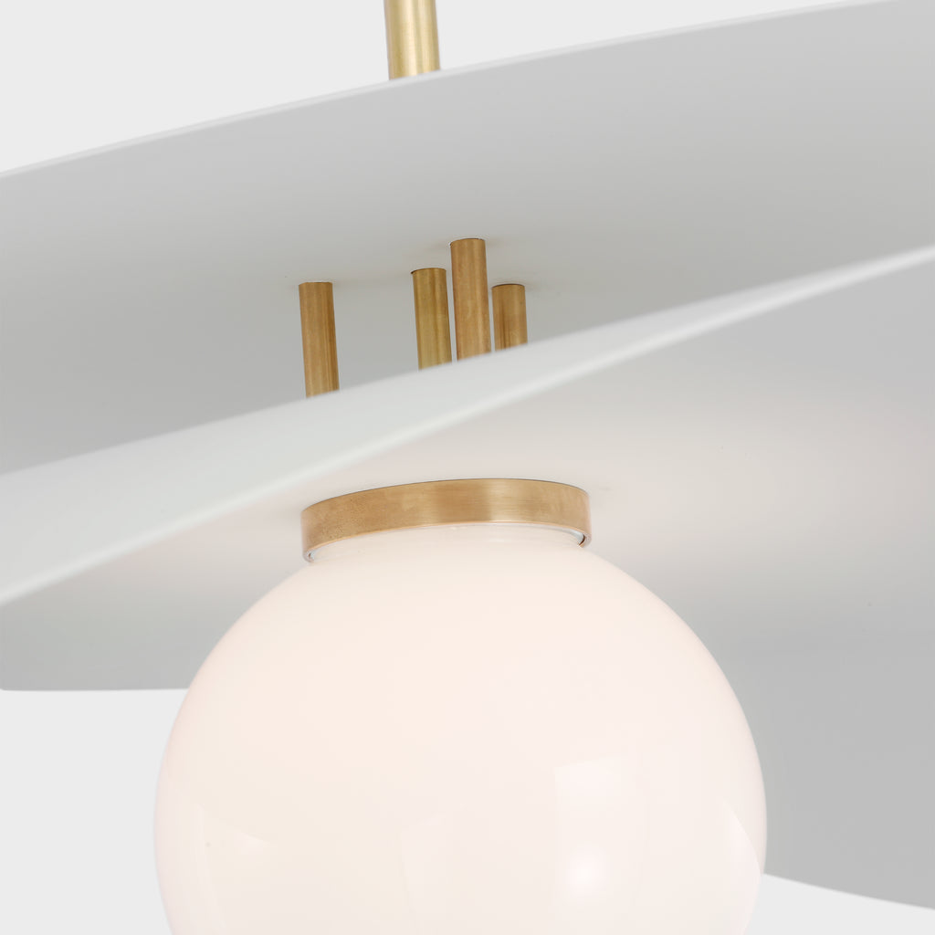 WS5050HABWHTWG Windsor Smith Mahalo 1 Light Pendants | Alternate Image