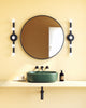 WS63424-BK Ryan Pauly Rezz 1 Light Sconce | Lifestyle Image