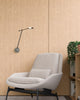 WS90101-BK Ryan Pauly Rotaire 1 Light Sconce | Lifestyle Image