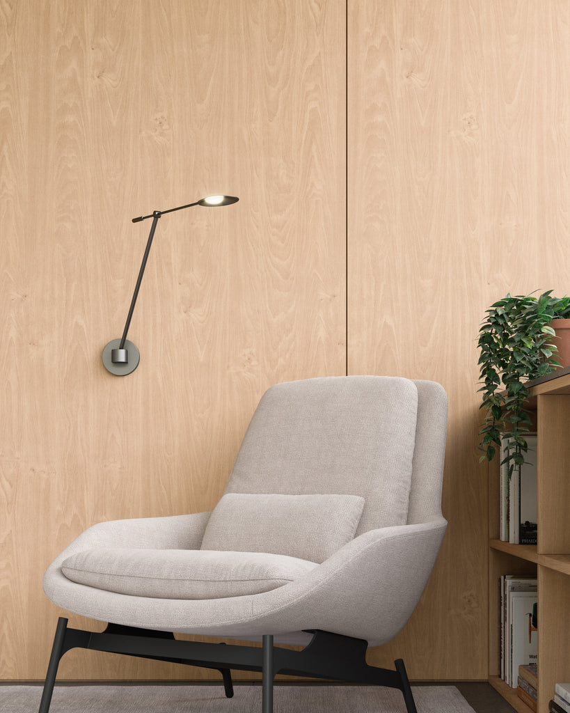 WS90101-BK Ryan Pauly Rotaire 1 Light Sconce | Lifestyle Image