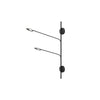 WS90102-BK Ryan Pauly Rotaire 1 Light Sconce | Main Image