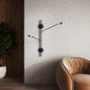 WS90102-BK Ryan Pauly Rotaire 1 Light Sconce | Lifestyle Image