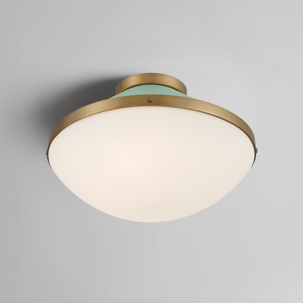 XAN-8002-VG-GR Xander 16.25'' Flush Mount | Lifestyle Image