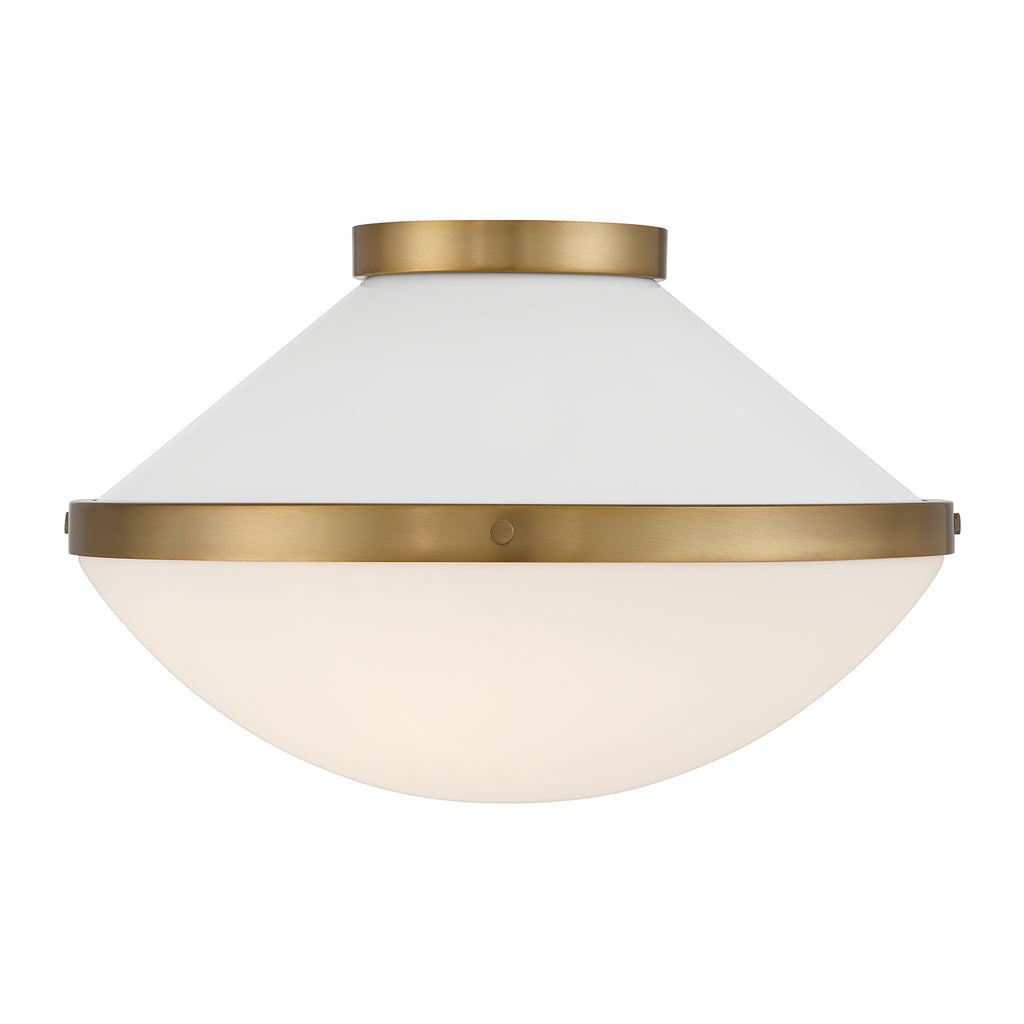 XAN-8002-VG-WH Xander 16.25'' Flush Mount | Alternate Image