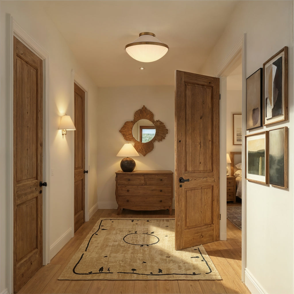 XAN-8002-VG-WH Xander 16.25'' Flush Mount | Lifestyle Image