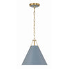 Crystorama Xavier 12'' Pendant in Vibrant Gold - Additional View