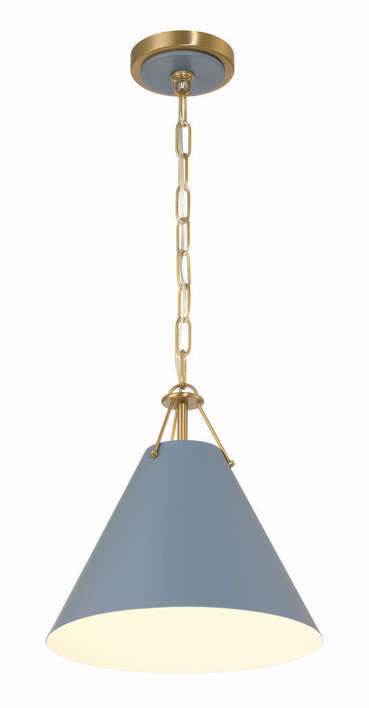 XAV-B8301-VG-BL Xavier 1 Light Mini Pendant | Alternate Image