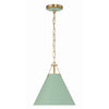 Crystorama Xavier 12'' Pendant in Vibrant Gold - Additional View