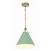 Crystorama Xavier 12'' Pendant in Vibrant Gold - Additional View