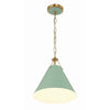 Crystorama Xavier 12'' Pendant in Vibrant Gold - Additional View