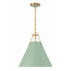 Crystorama Xavier 16'' Pendant in Vibrant Gold - Additional View