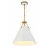 Crystorama Xavier 16'' Pendant in Vibrant Gold - Additional View