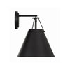 Crystorama Xavier 10'' Sconce in Matte Black - Additional View