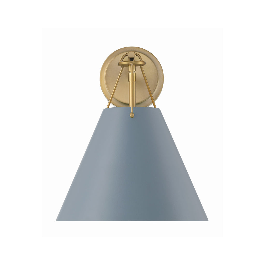Crystorama Xavier 10'' Sconce in Vibrant Gold - Additional View