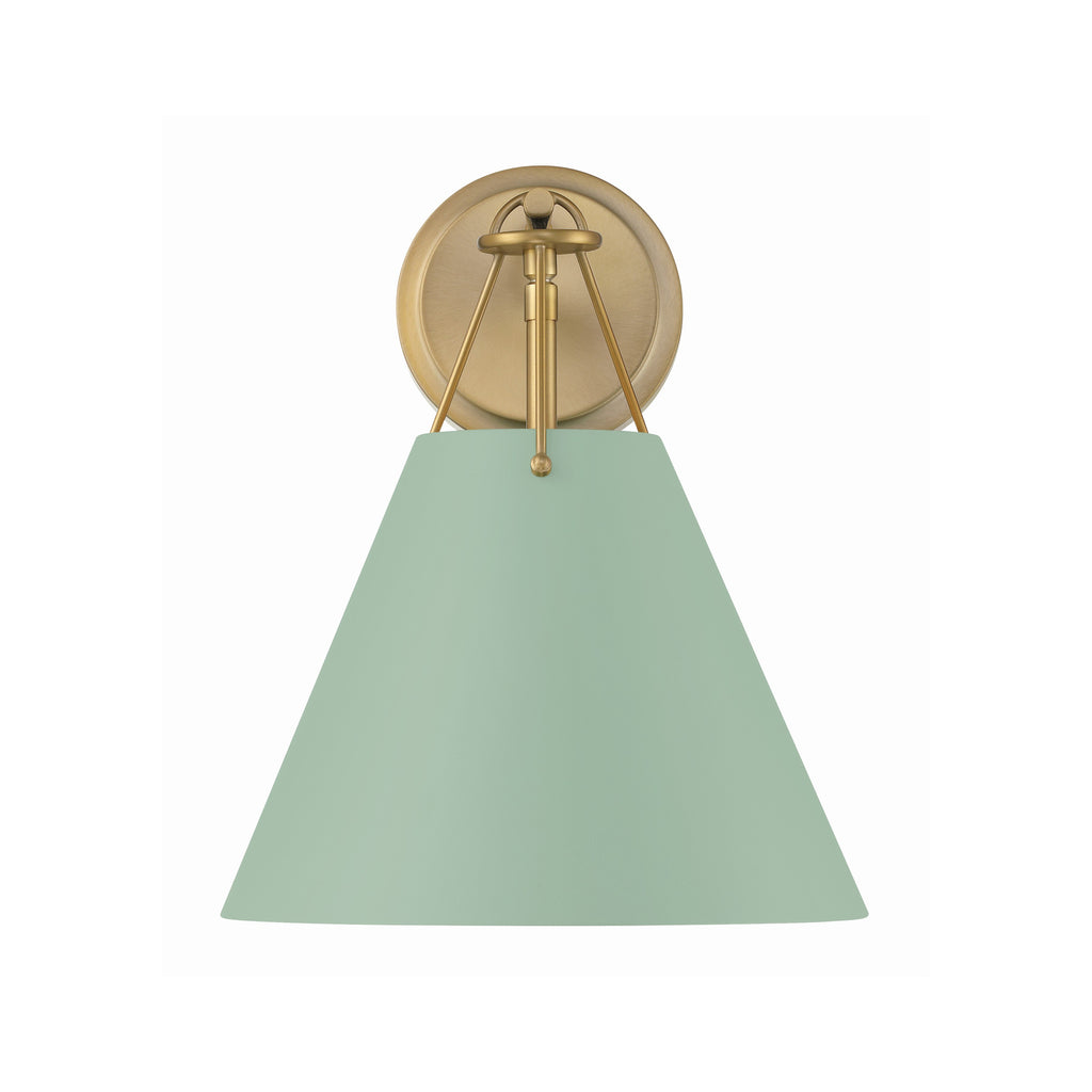 Crystorama Xavier 10'' Sconce in Vibrant Gold - Additional View
