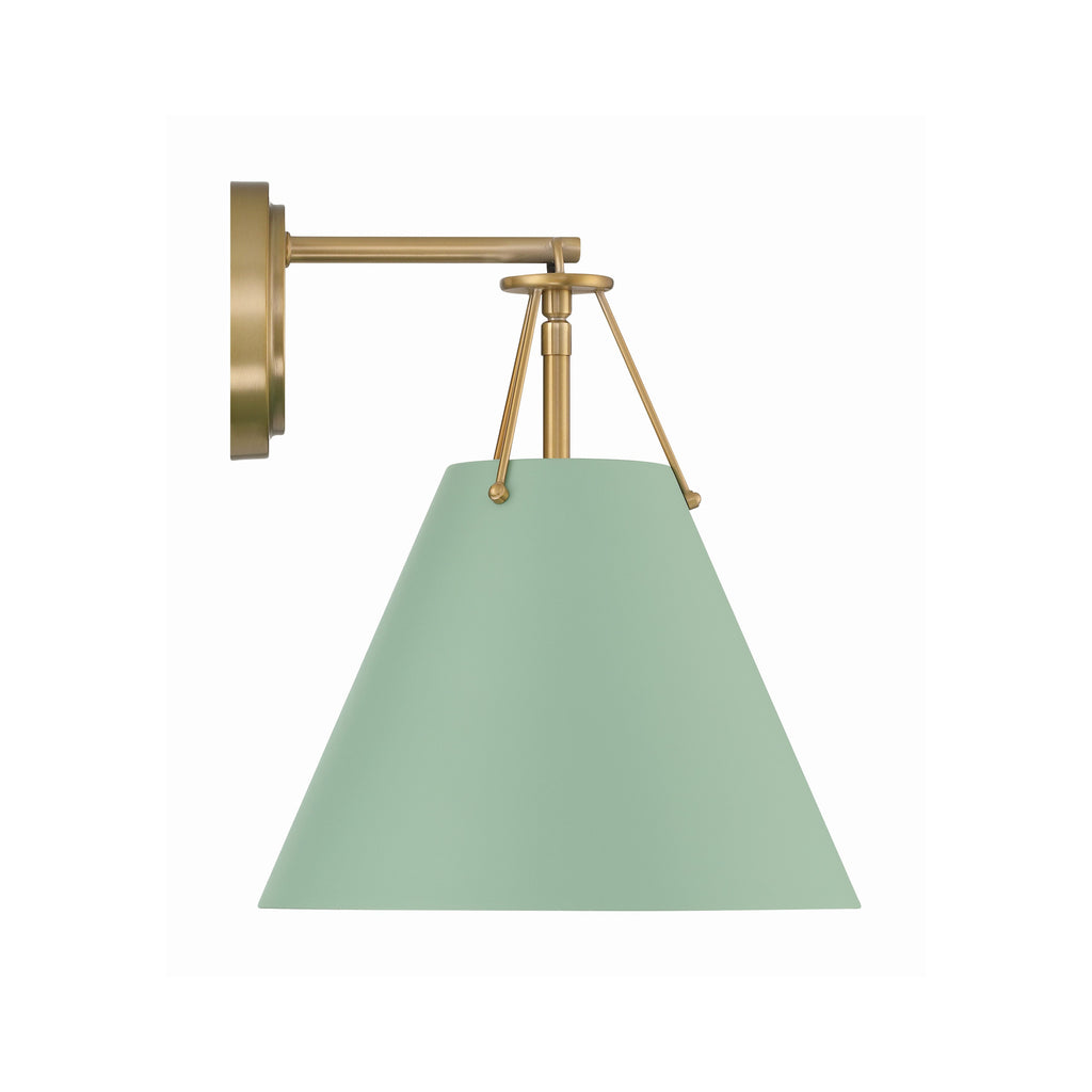 Crystorama Xavier 10'' Sconce in Vibrant Gold - Additional View