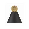 Crystorama Xavier 10'' Sconce in Vibrant Gold - Additional View