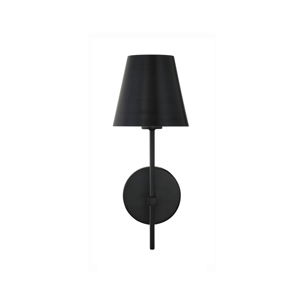 Crystorama Xavier 6'' Sconce in Matte Black - Additional View