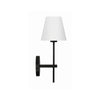 Crystorama Xavier 6'' Sconce in Matte Black - Additional View