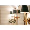 Crystorama Xavier 6'' Sconce in Vibrant Gold - Lifestyle View