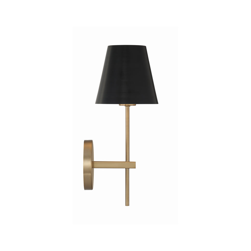 Crystorama Xavier 6'' Sconce in Vibrant Gold - Additional View