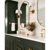 Crystorama Xavier 6'' Sconce in Vibrant Gold - Lifestyle View