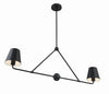 XAV-B9302-MK Xavier 2 Light Linear Chandelier | Alternate Image