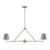 XAV-B9302-VG-BL Xavier 2 Light Linear Chandelier | Main Image