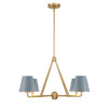 Crystorama Xavier 31.75'' Chandelier in Vibrant Gold - Additional View