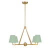 Crystorama Xavier 31.75'' Chandelier in Vibrant Gold - Additional View