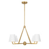 Crystorama Xavier 31.75'' Chandelier in Vibrant Gold - Additional View