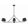 XAV-B9306-MK Xavier 6 Light Linear Chandelier | Main Image