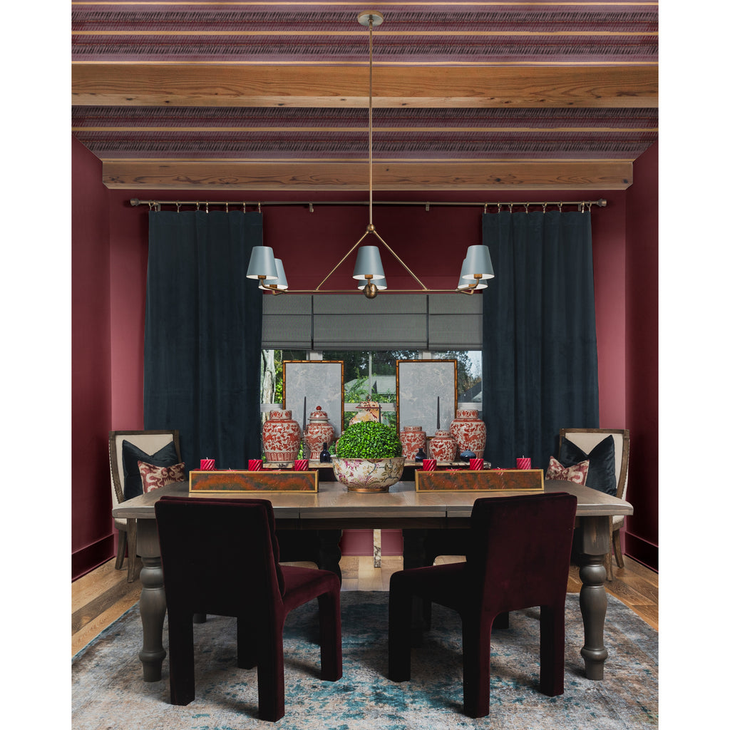 Crystorama Xavier 46'' Linear Chandelier in Vibrant Gold - Lifestyle View