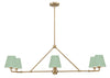 XAV-B9306-VG-GR Xavier 46'' Linear Chandelier | Main Image