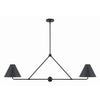 XAV-B9307-MK Xavier 4 Light Linear Chandelier | Main Image