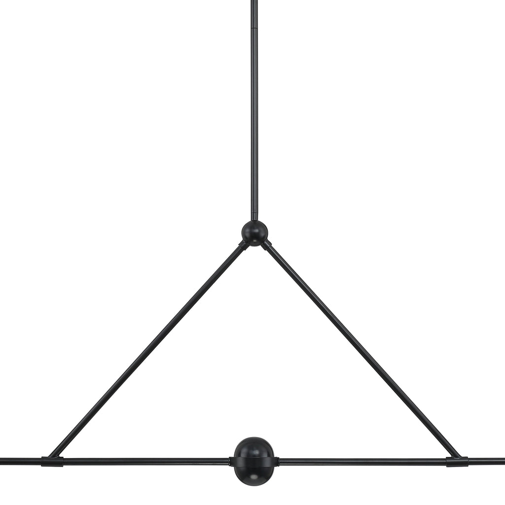 XAV-B9307-MK Xavier 4 Light Linear Chandelier | Alternate Image