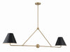 XAV-B9307-VG Xavier 4 Light Linear Chandelier | Alternate Image