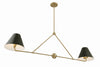 XAV-B9307-VG Xavier 4 Light Linear Chandelier | Alternate Image