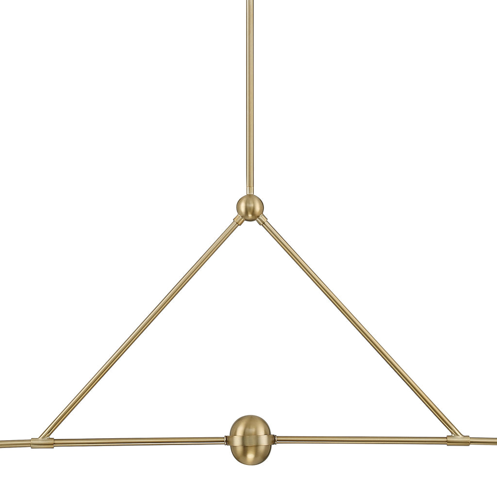 XAV-B9307-VG Xavier 4 Light Linear Chandelier | Alternate Image