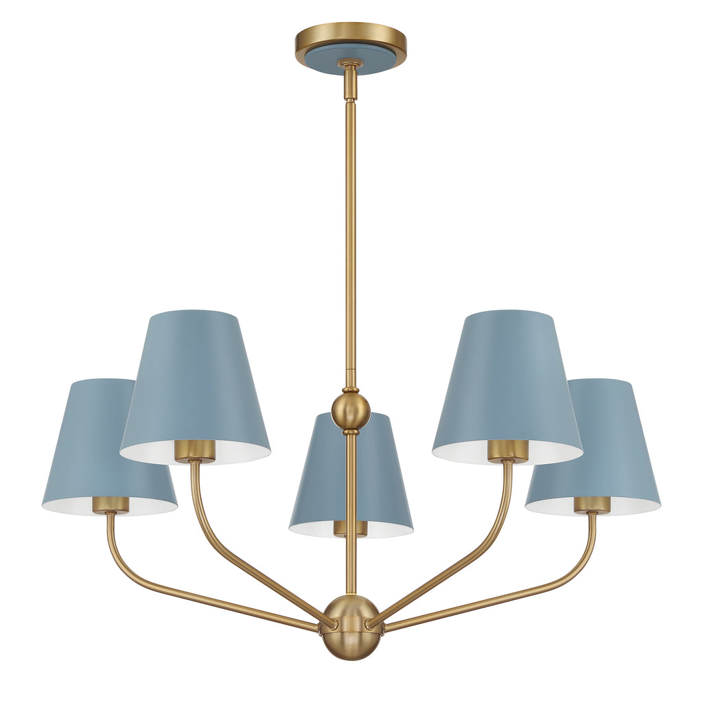 XAV-B9315-VG-BL Xavier 28'' Chandelier | Alternate Image