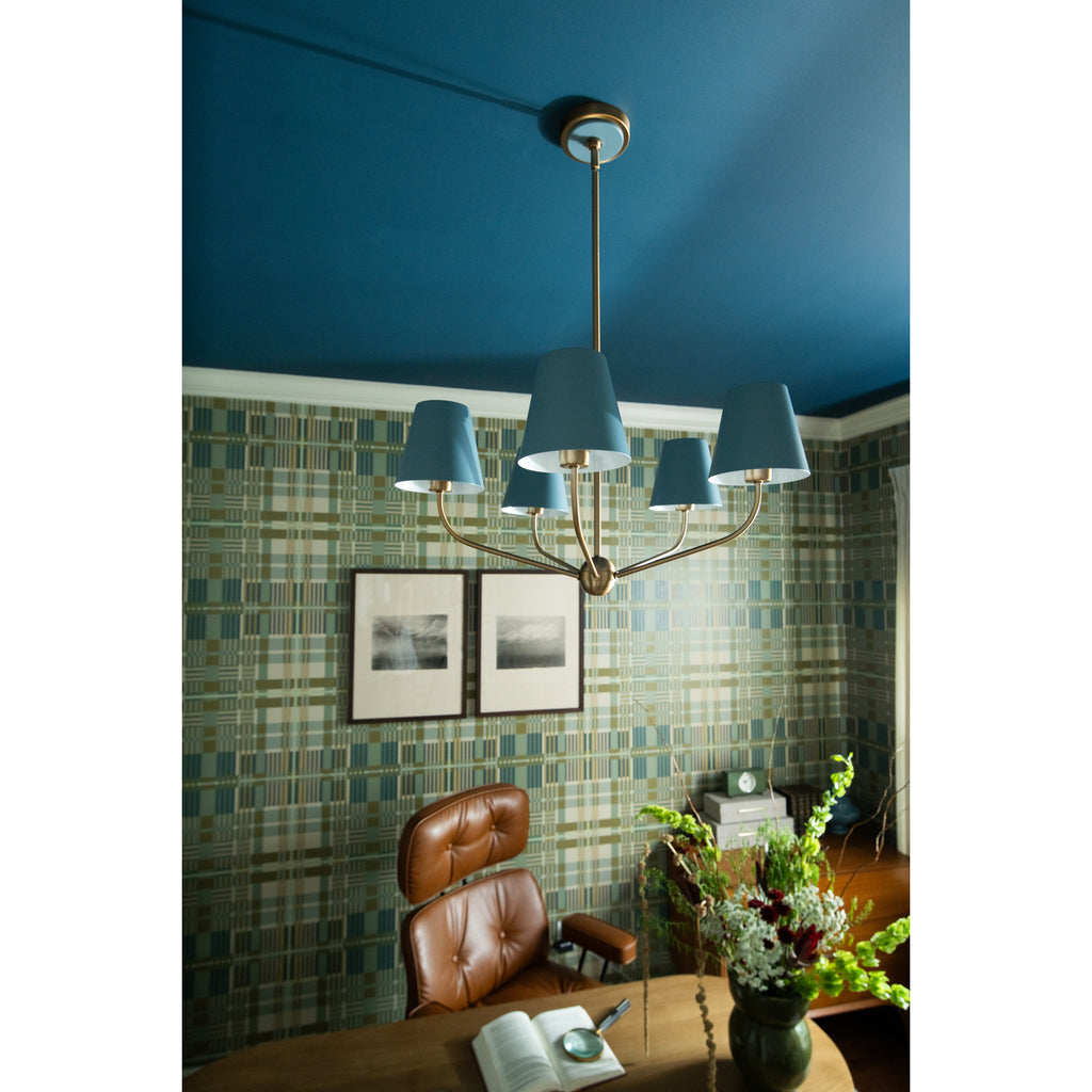 Crystorama Xavier 28'' Chandelier in Vibrant Gold - Lifestyle View