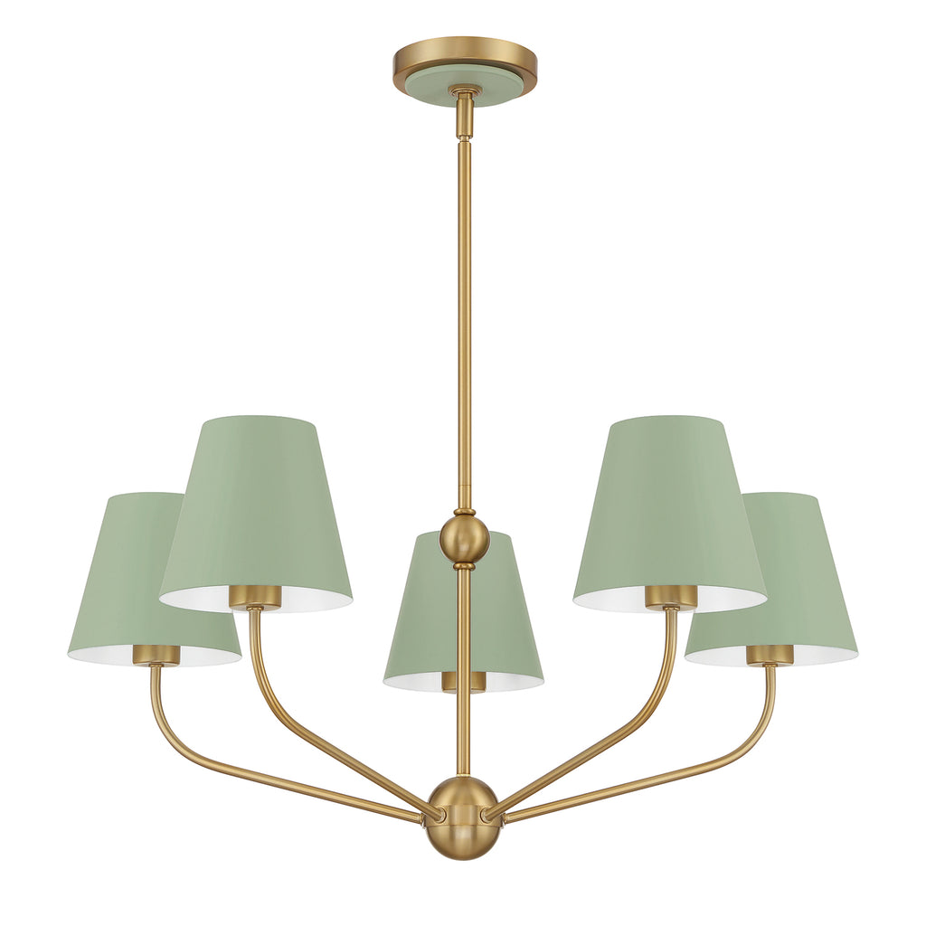 XAV-B9315-VG-GR Xavier 28'' Chandelier | Alternate Image