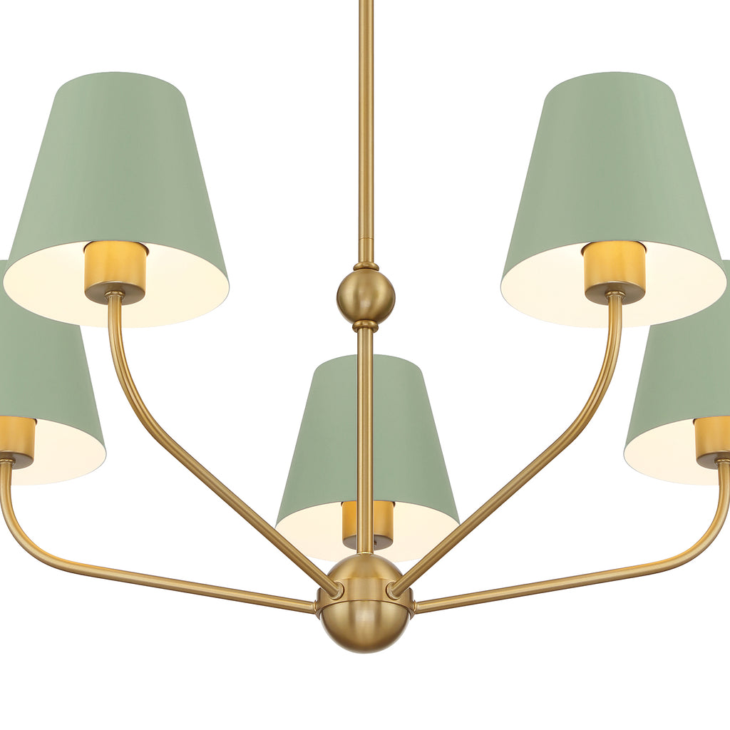 XAV-B9315-VG-GR Xavier 28'' Chandelier | Alternate Image