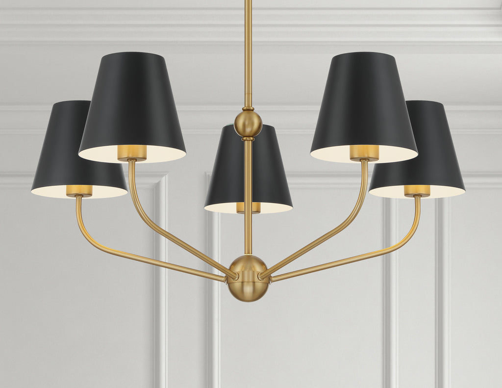 XAV-B9315-VG-MK Xavier 28'' Chandelier | Lifestyle Image