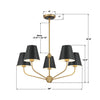 XAV-B9315-VG-MK Xavier 28'' Chandelier | Dimensions Image