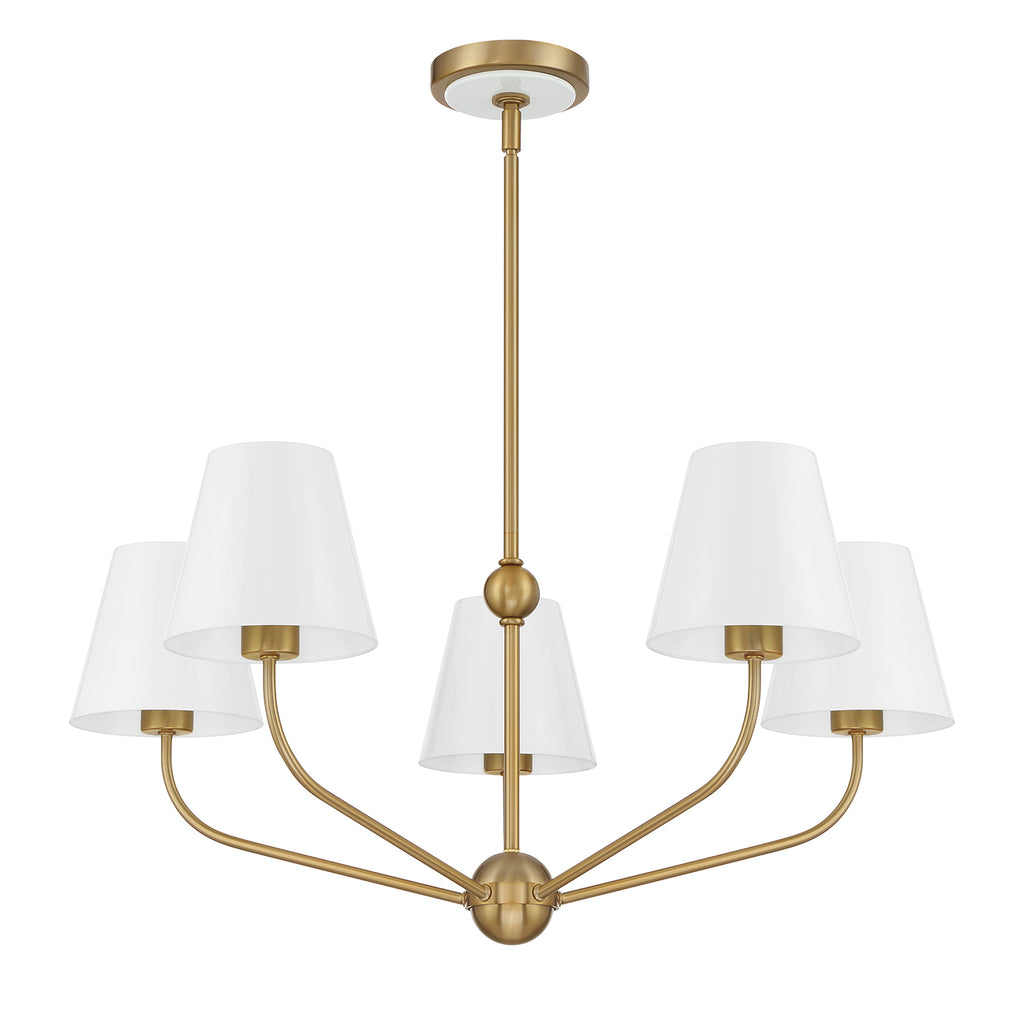 XAV-B9315-VG-WH Xavier 28'' Chandelier | Alternate Image