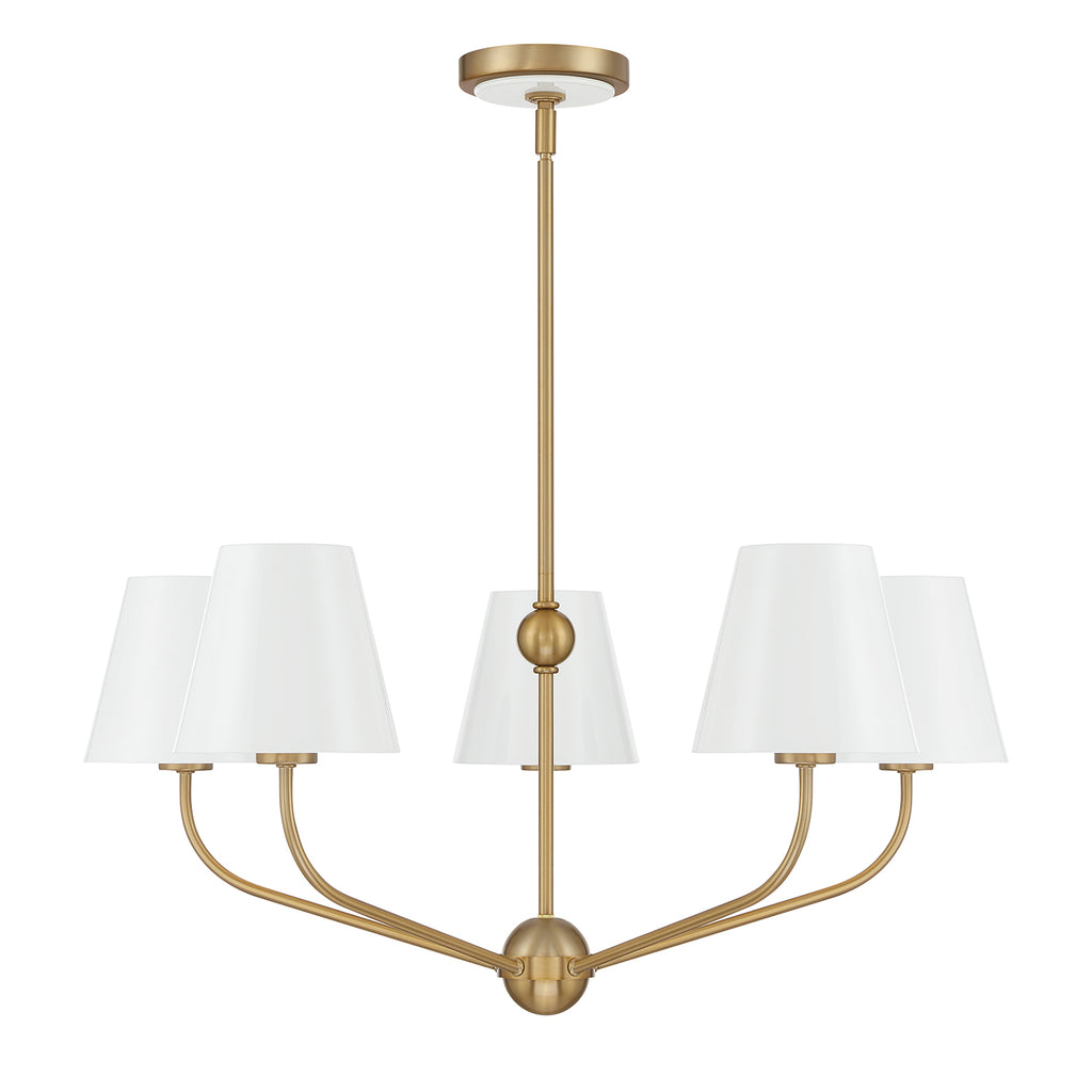 XAV-B9315-VG-WH Xavier 28'' Chandelier | Alternate Image