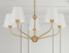 XAV-B9315-VG-WH Xavier 28'' Chandelier | Lifestyle Image